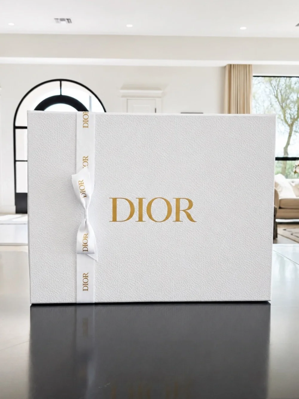 Dior Oversized Gift Box, Ribbon & Tissue